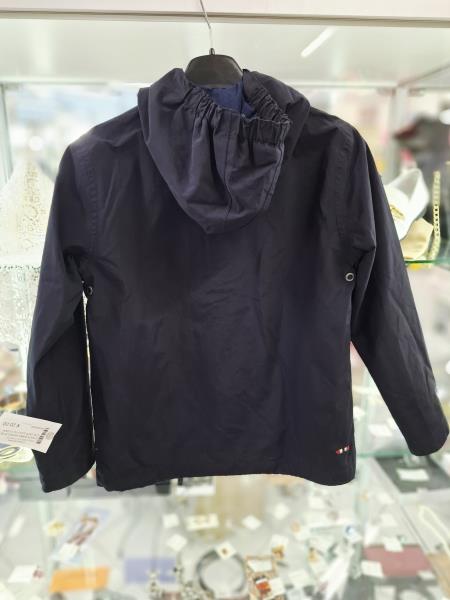 GIACCA BIMBO NAPAPIJRI BLU CON CAPPUCCIO TG 10 ANNI
