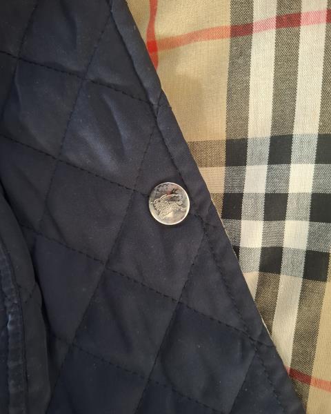 GIACCA BURBERRYS' TRAPUNTATA BLU TG 46