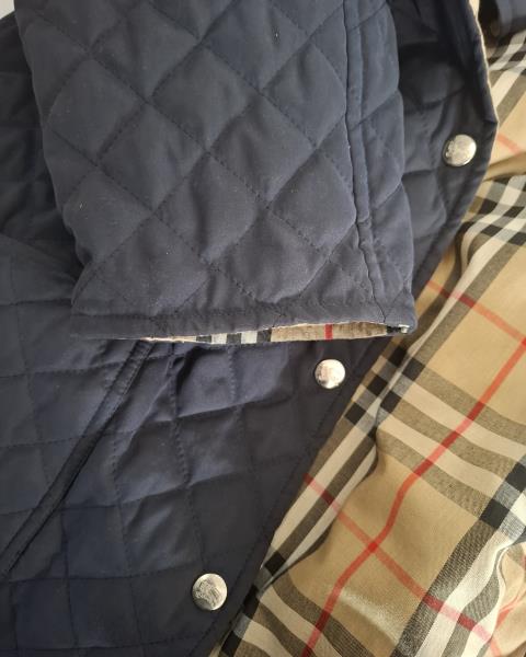 GIACCA BURBERRYS' TRAPUNTATA BLU TG 46