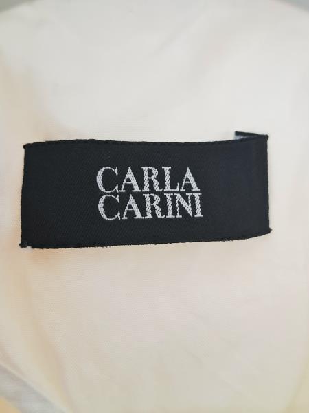 GIACCA CARLA CARINI BIANCA DIPINTA A MANO TG 42