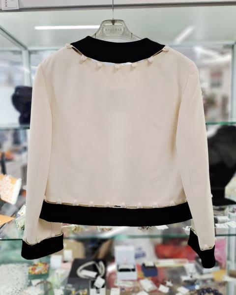 GIACCA + GONNA MOSCHINO BIANCO NERO TG 42 (giacca alonata)