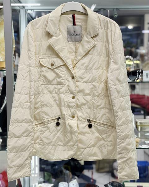 GIACCA MONCLER BEIGE LEGGERA TG S