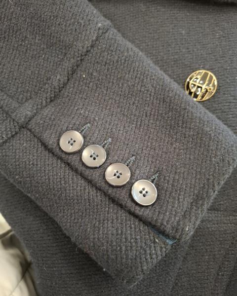GIACCA OFFICINA 36 UOMO DOPPIOPETTO BLU TG 50