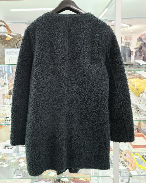 GIACCA ONLY DOUBLEFACE BLU PELO VERDE TG M