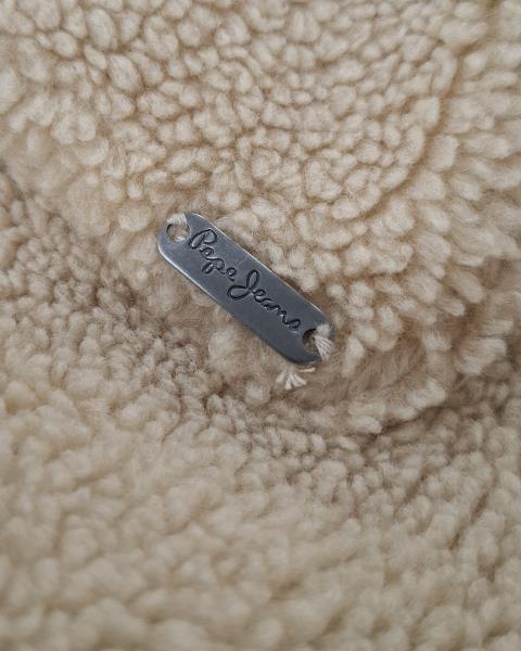 GIACCA PEPE JEANS BEIGE TEDDY TG 12 ANNI