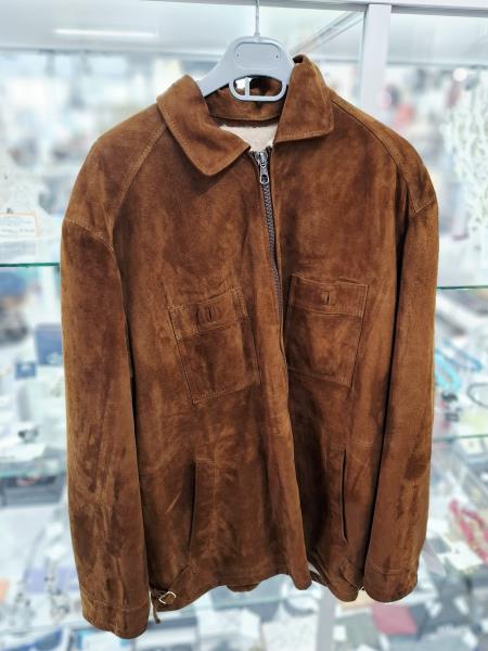 GIACCA UOMO DRESS MARRONE PELLE INTERNO LANA TG 52