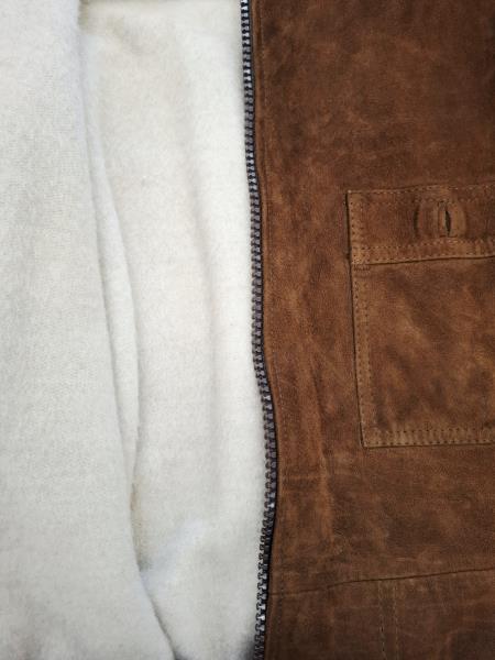 GIACCA UOMO DRESS MARRONE PELLE INTERNO LANA TG 52