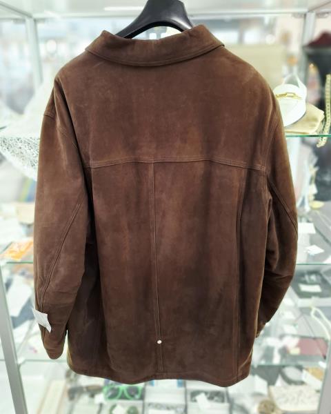 GIACCA UOMO GLOPEL PELLE MARRONE TG 54