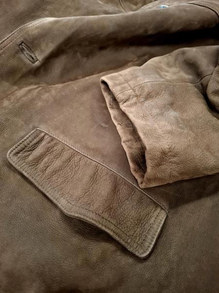 GIACCA UOMO GLOPEL PELLE MARRONE TG 54