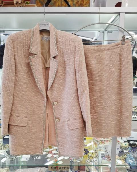 GIACCA+GONNA ROSA ANTICO VALENTINO TG 46