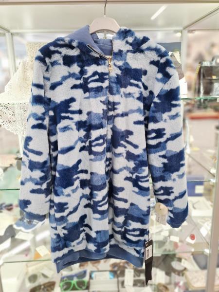 GIACCONE GUESS AZZURRO PELO DOUBLEFACE TG S NUOVO!