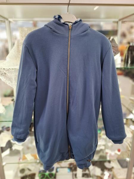 GIACCONE GUESS AZZURRO PELO DOUBLEFACE TG S NUOVO!