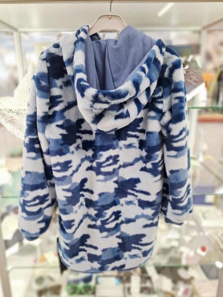 GIACCONE GUESS AZZURRO PELO DOUBLEFACE TG S NUOVO!