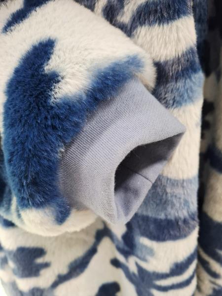 GIACCONE GUESS AZZURRO PELO DOUBLEFACE TG S NUOVO!