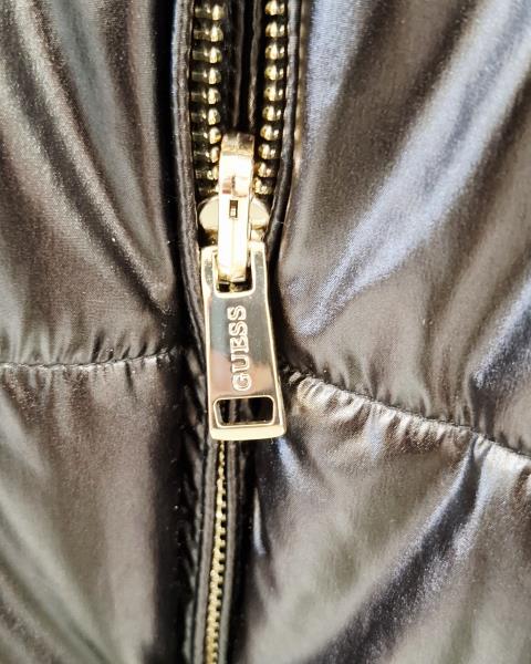 GIACCONE GUESS NERO PELLICCIOTTO DOUBLEFACE TG S NUOVO!