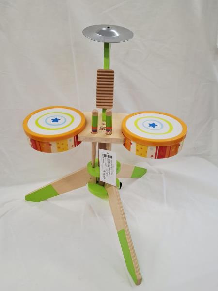 GIOCATTOLO BATTERIA LEGNO HAPE