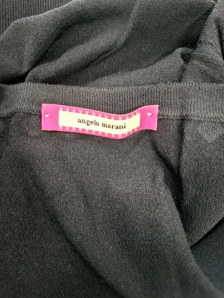 GOLFINO ANGELO MARANI NERO BORDO PIETRE