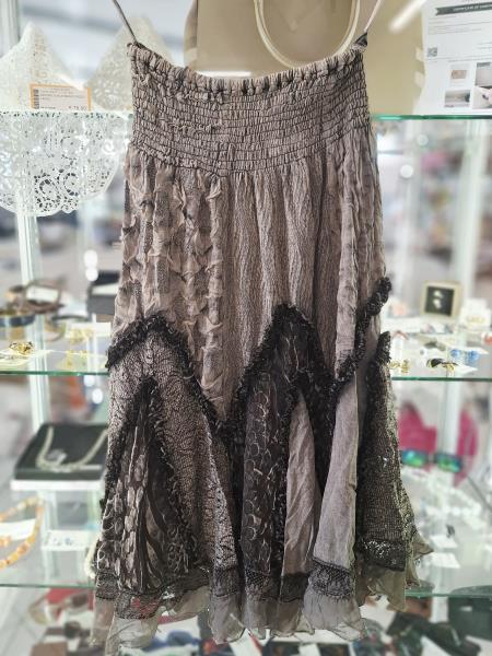GONNA FANTASIA POSITANO BEIGE MARRONE TG S