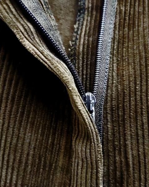 GONNA PANTALONE COLMAR VERDE VELLUTO VINTAGE TG 42