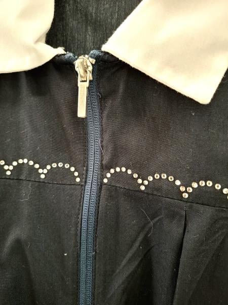 GREMBIULE BRUMS TG 12 ANNI ZIP BLU