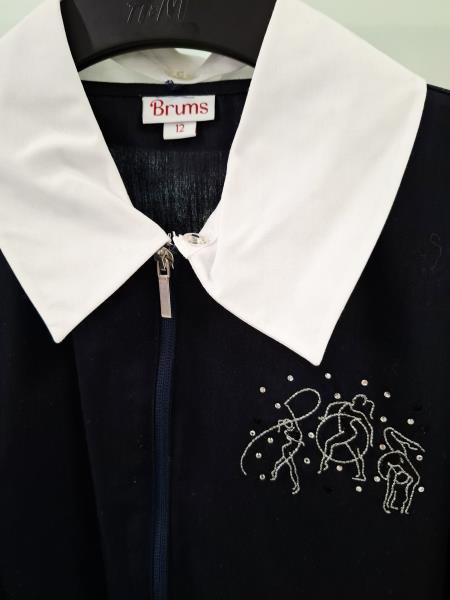 GREMBIULE BRUMS TG 12 ANNI ZIP BLU