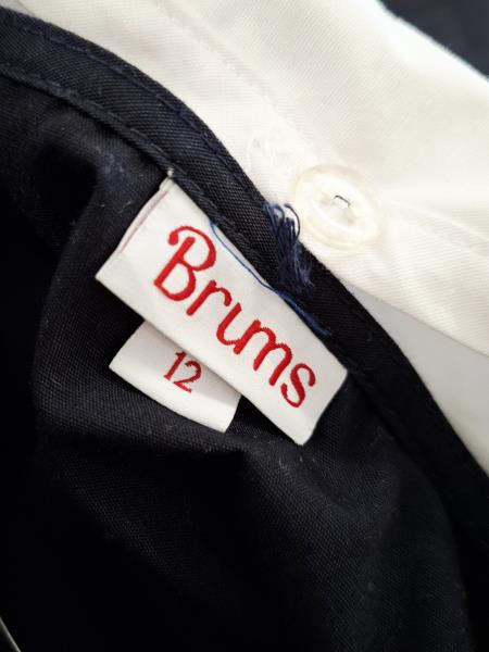 GREMBIULE BRUMS TG 12 ANNI ZIP BLU