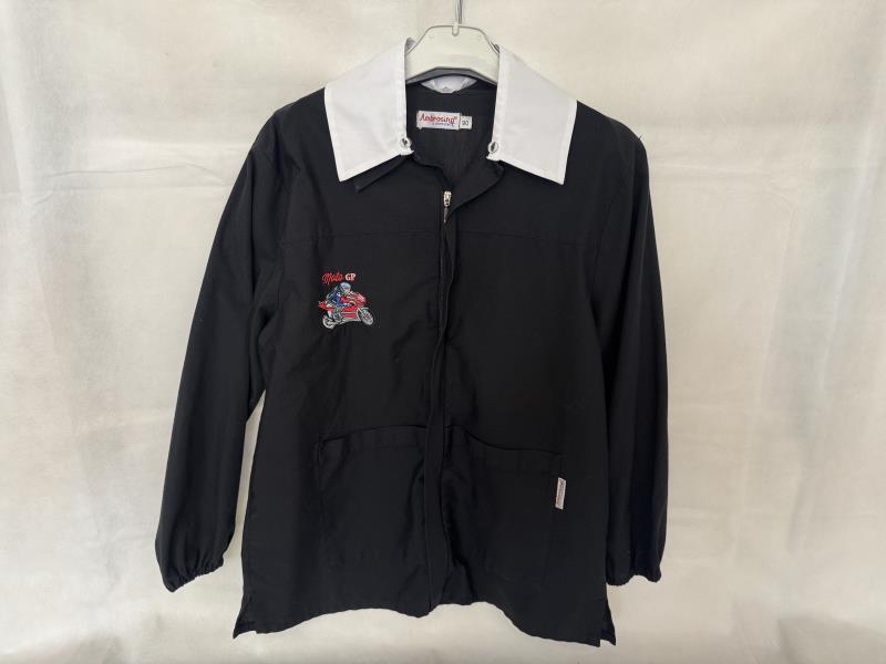 GREMBIULE NERO AMBROSINO ZIP TG 11 ANNI