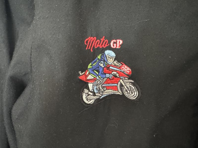 GREMBIULE NERO AMBROSINO ZIP TG 11 ANNI