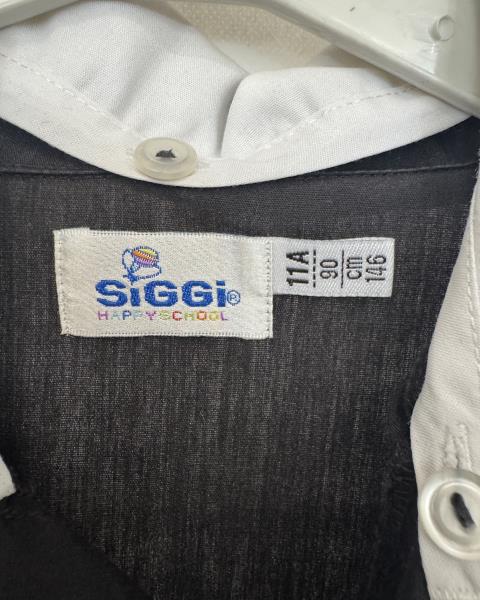 GREMBIULE NERO SIGGI ZIP TG 11 ANNI