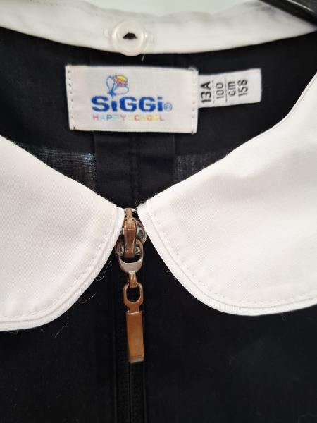 GREMBIULE SIGGI BIMBA NERO TG 13 ANNI