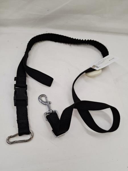 GUINZAGLIO JOGGING NERO ELASTICIZZATO