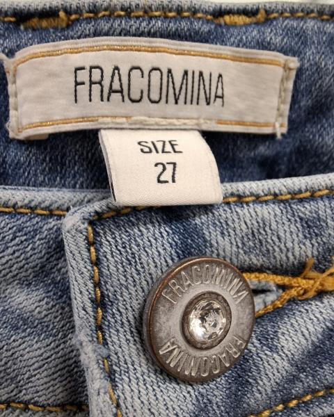 JEANS FRACOMINA CARGO TASCHE PIETRE TG 27 (veste 40/42)