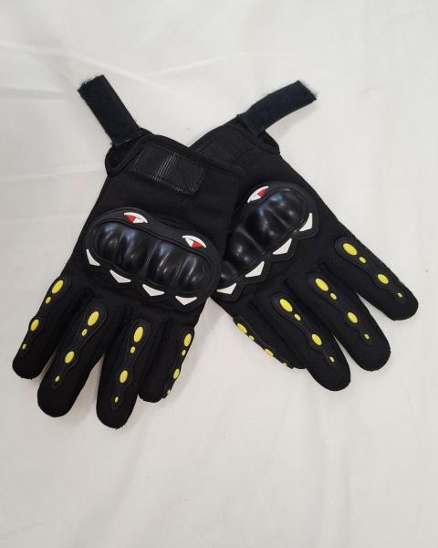 KIT CASCO+PROTEZIONI ENDURO ARANCIO NERO TG S