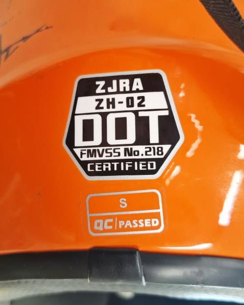 KIT CASCO+PROTEZIONI ENDURO ARANCIO NERO TG S
