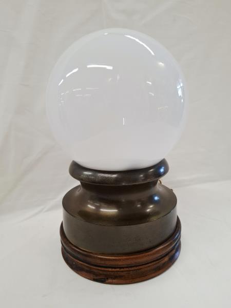 LAMPADA BOCCIA BASE LEGNO