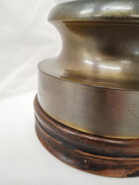 LAMPADA BOCCIA BASE LEGNO