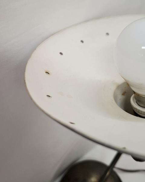 LAMPADA ALLUMINIO DESIGN ITALIANO STILNOVO ANNI '50