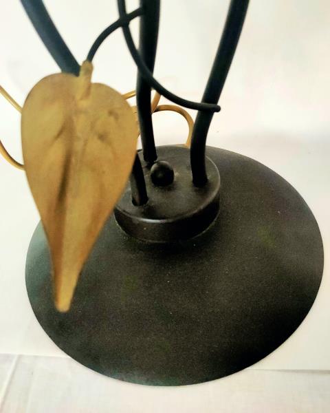 LAMPADA FERRO 3 BOCCE VETRO