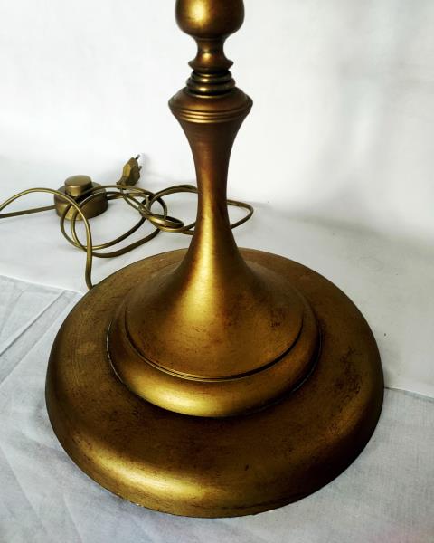 LAMPADA FERRO DORATA CAPPELLO FRANGE