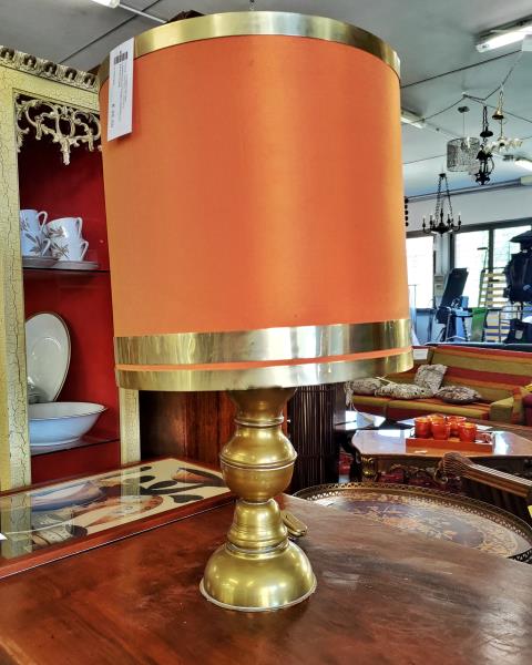 LAMPADA OTTONE CAPPELLO ARANCIONE