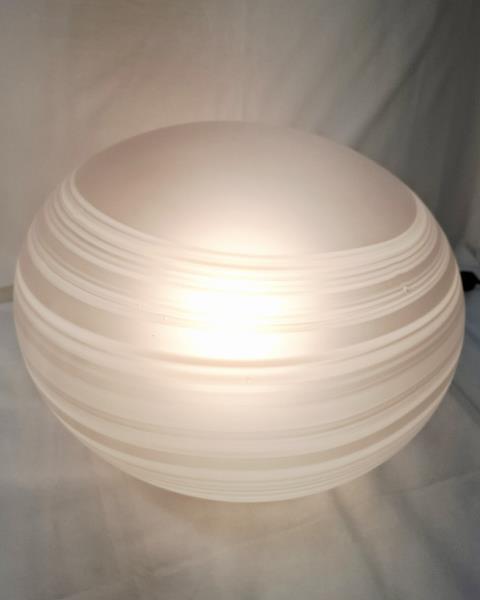 LAMPADA VEART BOCCIA VETRO SATINATO BIANCO