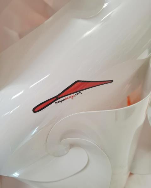 LAMPADARIO BIANCO LAMPADESIGN 50CM
