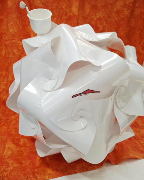 LAMPADARIO BIANCO LAMPADESIGN 50CM