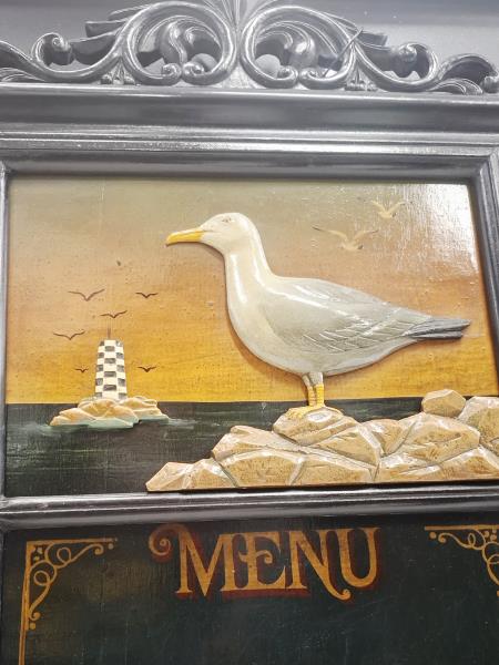 LAVAGNETTA LEGNO MENU' GABBIANO