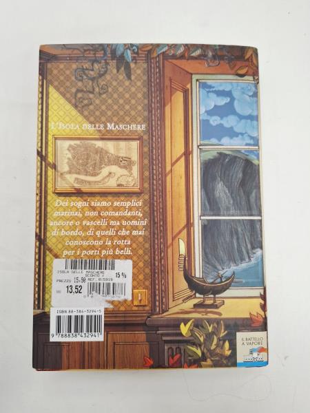 LIBRO BATTELLO A VAPORE L'ISOLA DELLE MASCHERE
