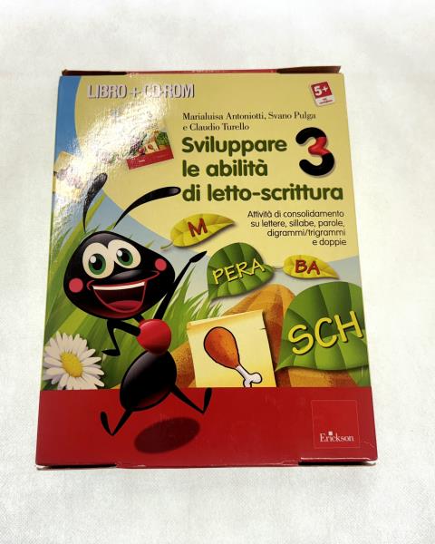 LIBRO + CD ROM SVILUPPARE LE ABILITA' DI LETTO-SCRITTURA 3