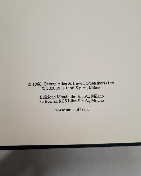 LIBRO IL SIGNORE DEGLI ANELLI