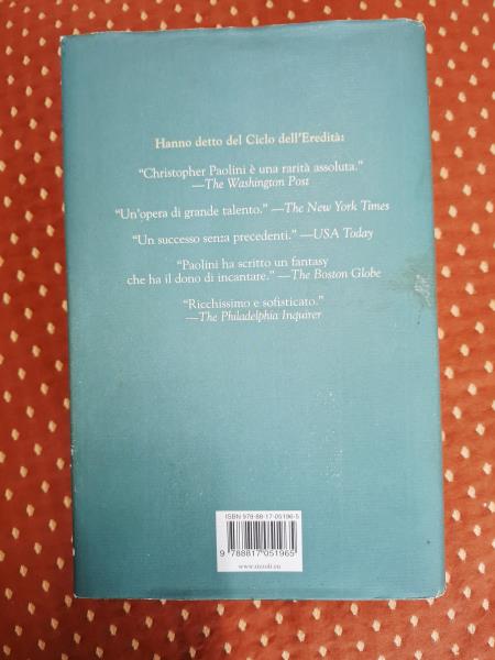 LIBRO INHERITANCE - PAOLINI