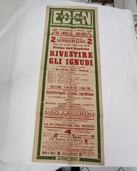 LOCANDINA TEATRO EDEN ANNI '20
