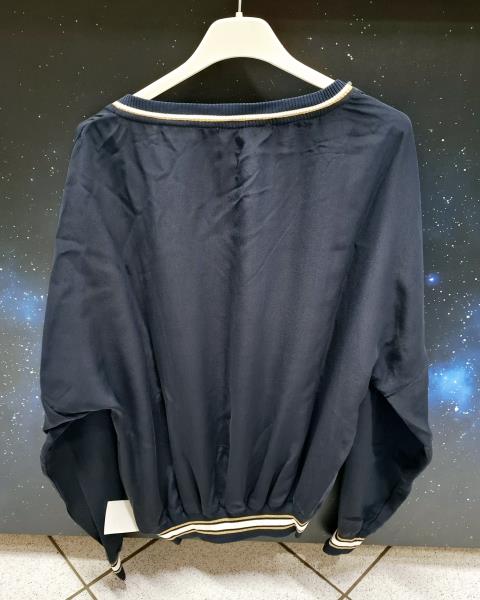 MAGLIA ANGELO MARANI BLU SETA TG S